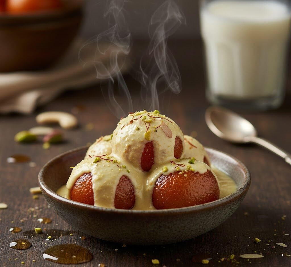 Hot Gulab Jamun